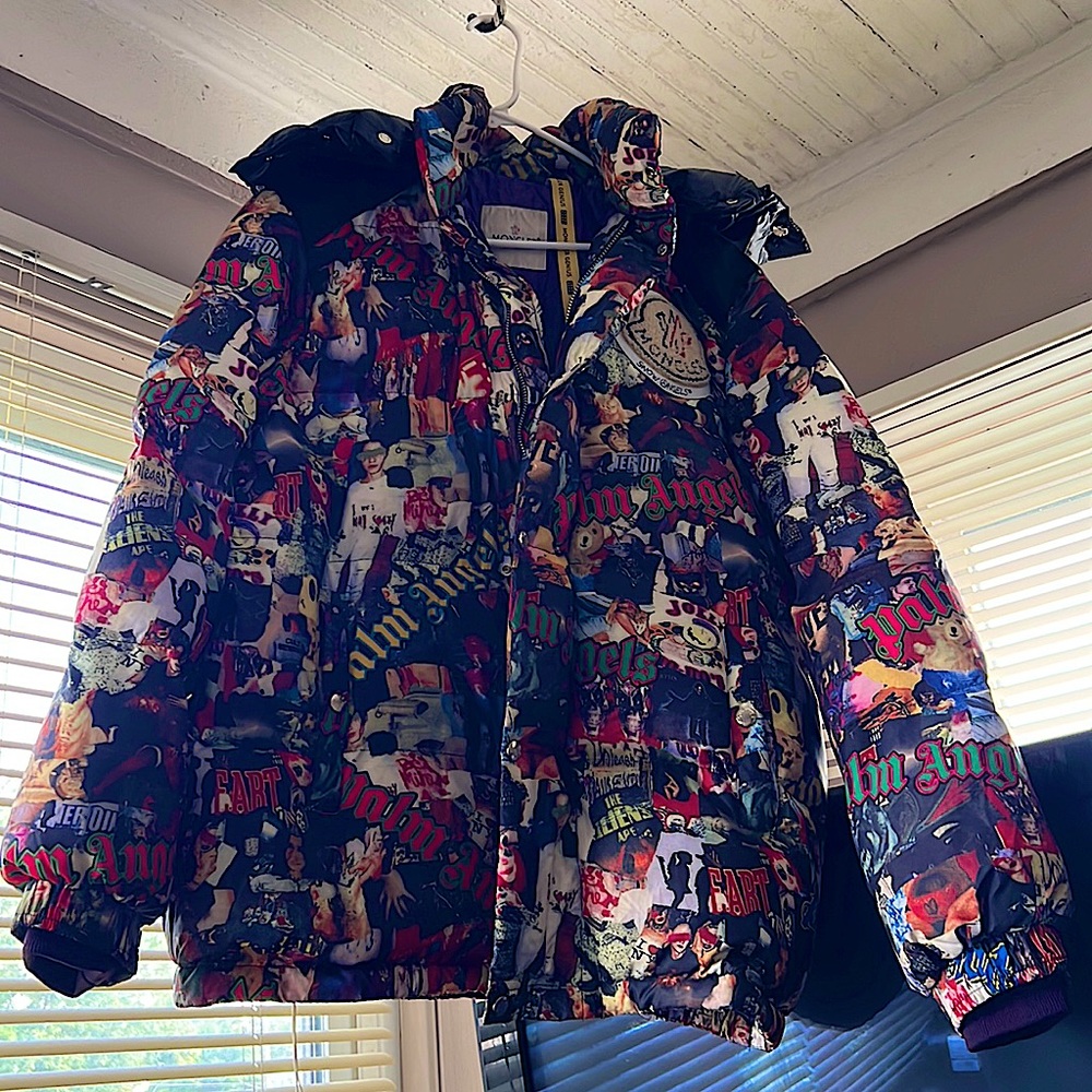 Limit edition Palm Angels (Moncler) puffer coat.